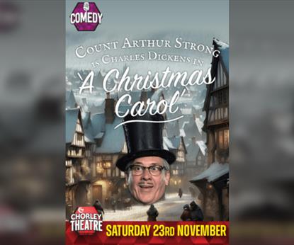 Count Arthur Strong is Charles Dickens in 'A Christmas Carol'