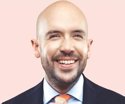 A smiling man