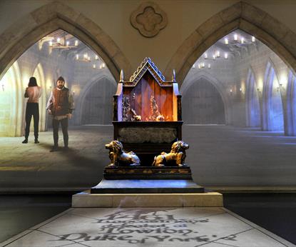 King Richard III Visitor Centre throne