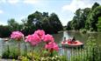 boating lake in park