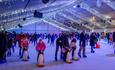 People skating on the Jubilee Square ice rink