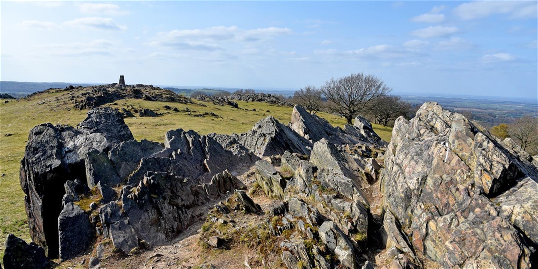 Rocks at Beacon Hill in Charnwood