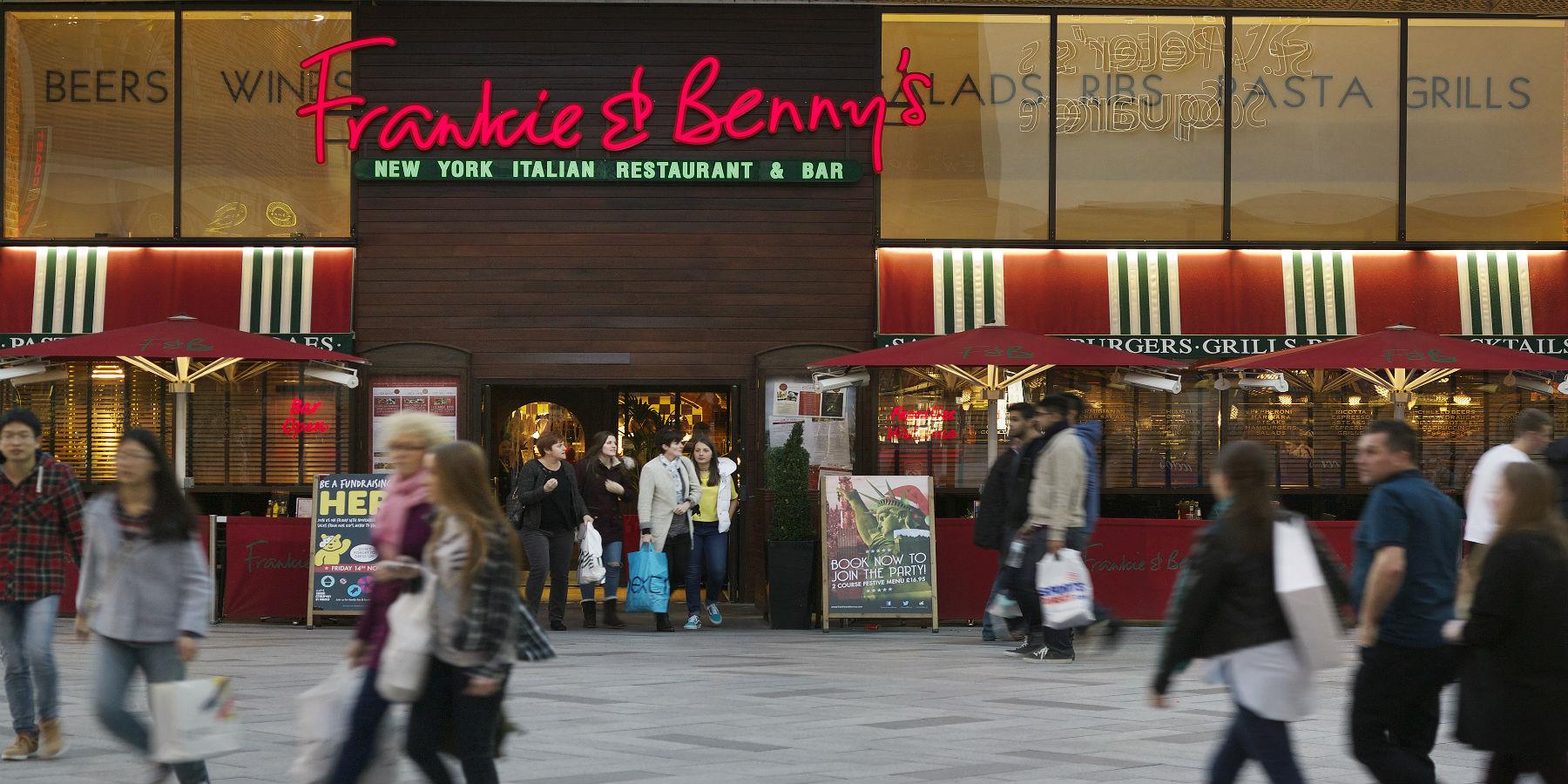 Frankie and Benny's, Highcross, Restaurants, Eating and Drinking in Leicester
