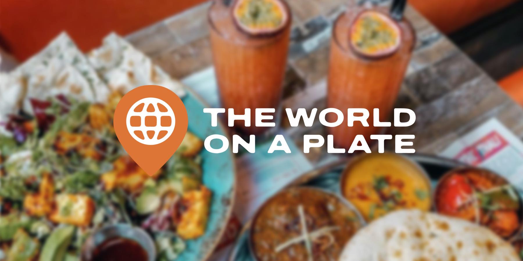 world on a plate