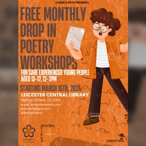 Free Monthly Poetry Workshops for Care Experienced Children