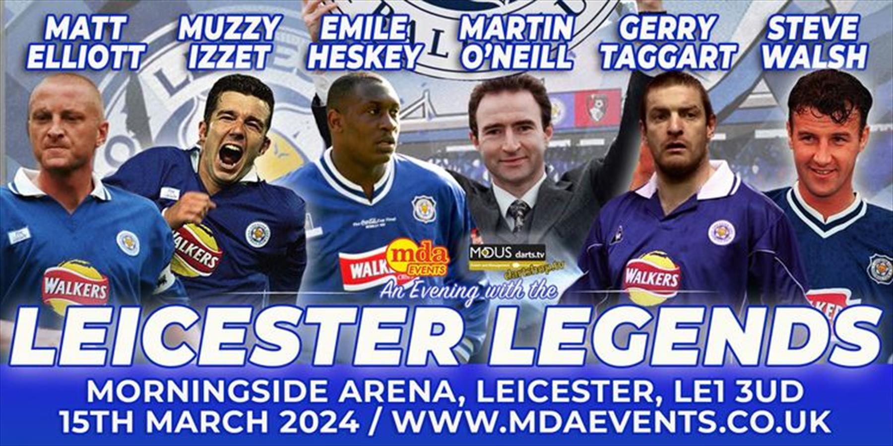 An evening with Leicester City Legends