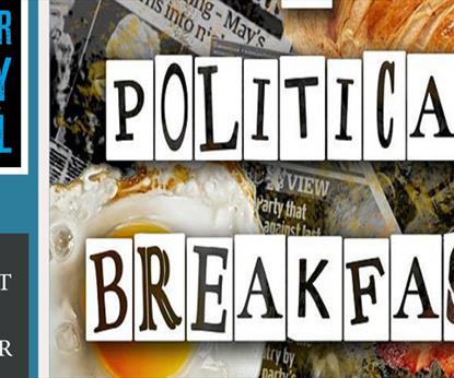 Political Breakfast poster