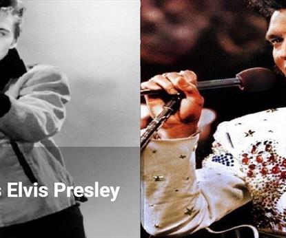Images of Billy Fury and Elvis Presley