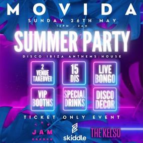 Movida Summer Party - Jam Garden & The Kelso Takeover