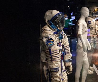 Space Suits at national space centre 