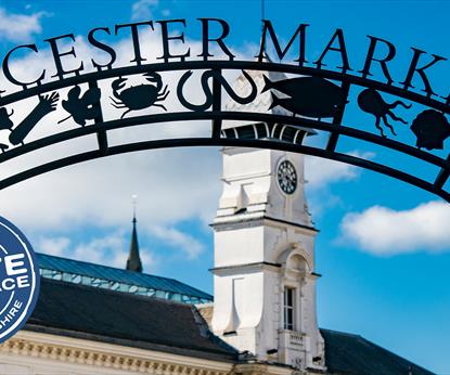 leicester market sign