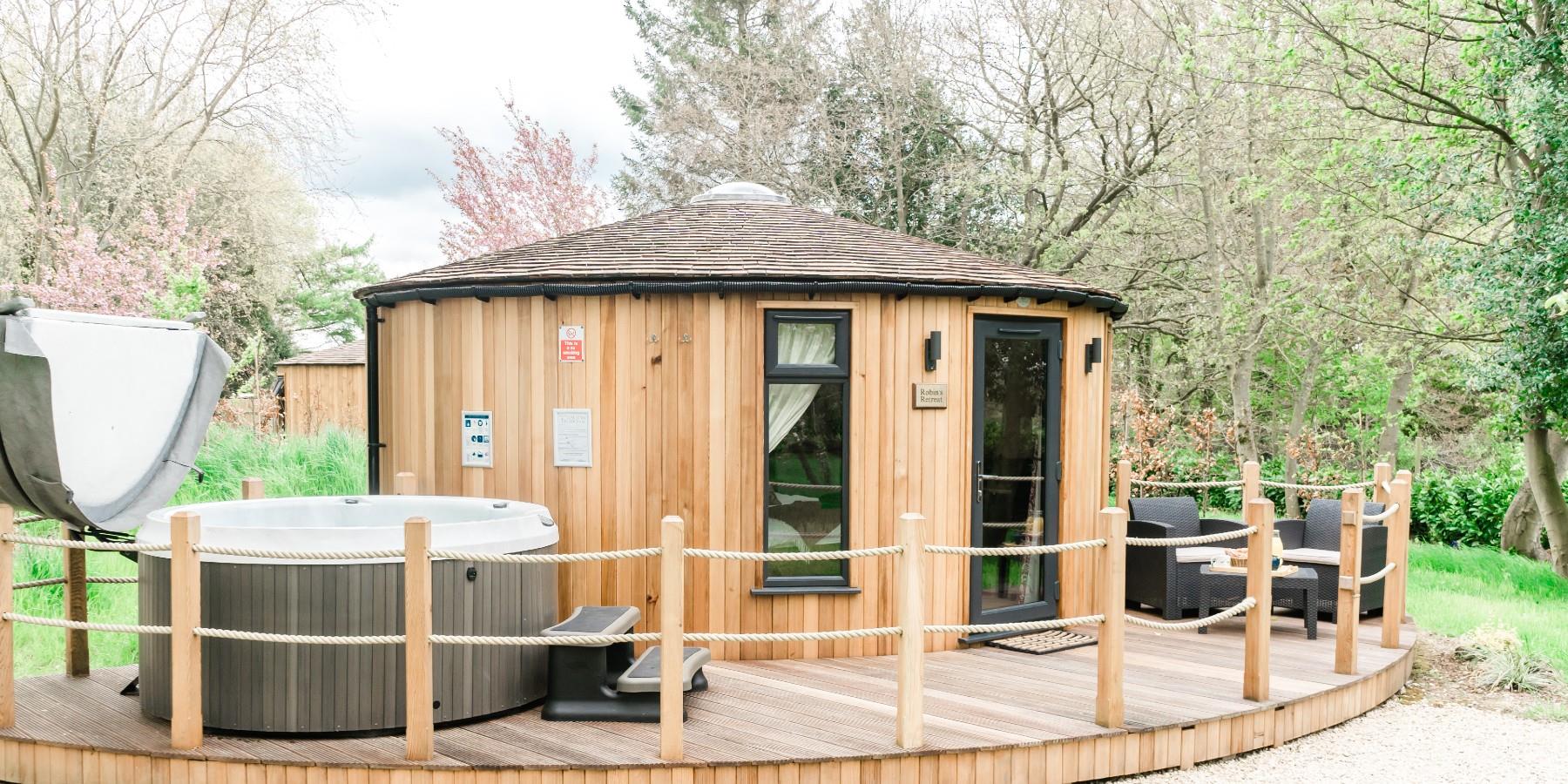 Robin roundhouse hot tub