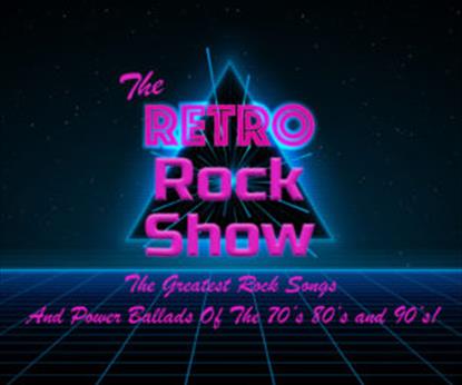 Retro rock show logo