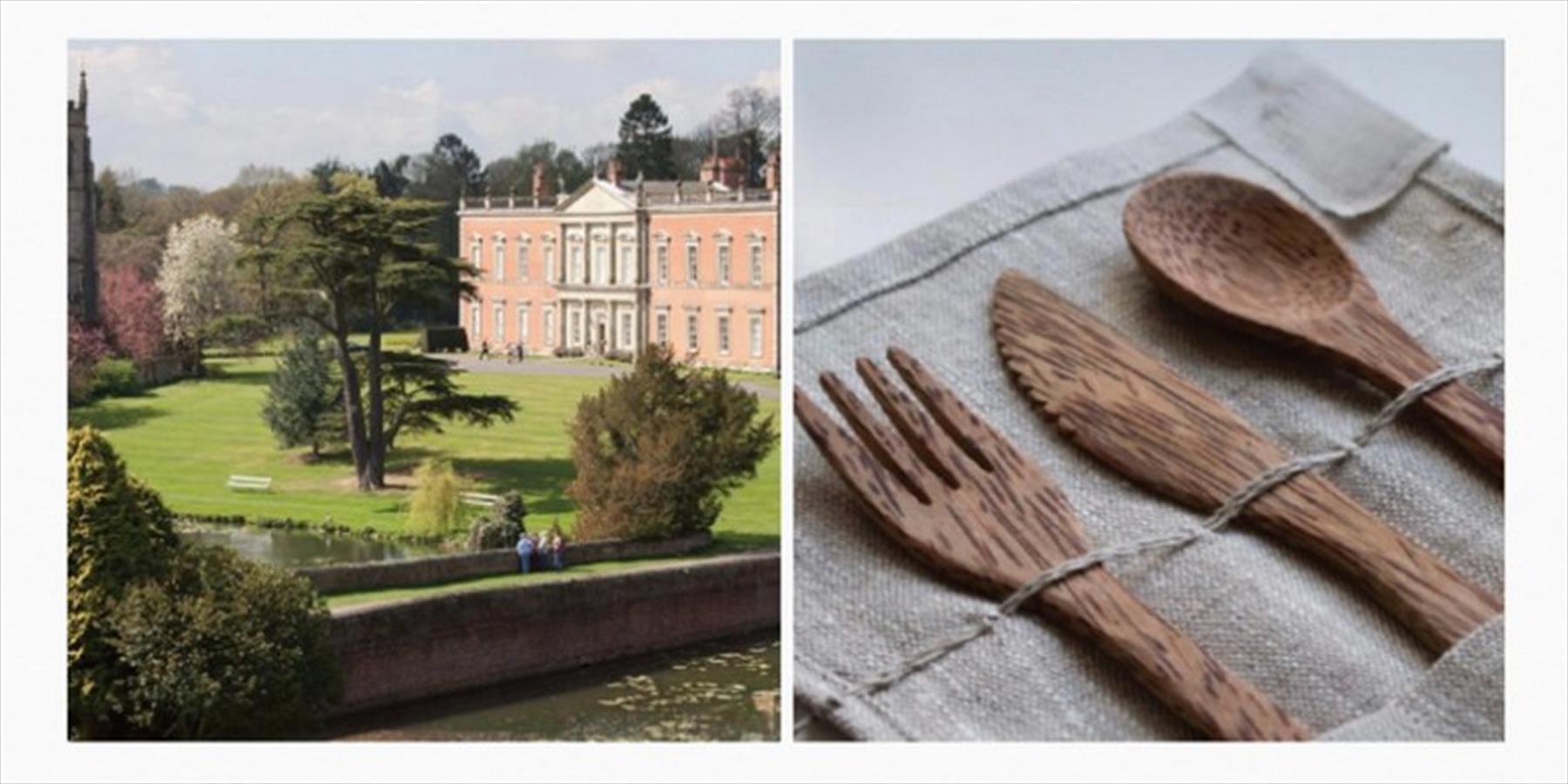 Staunton Harold Hall and crafted cutlery