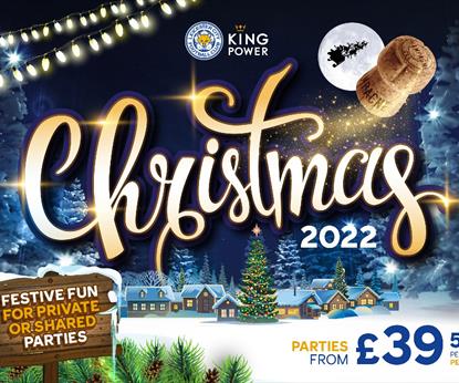 Leicester City Football Club Christmas Parties Poster