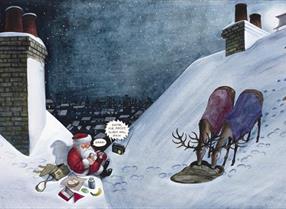 Page from Raymond Briggs' Father Christmas