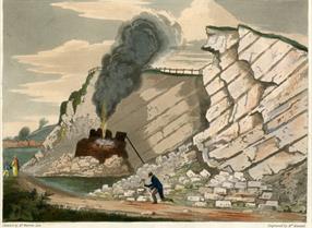 Painting of old quarry