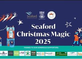 Festive illustration for Seaford Christmas Magic