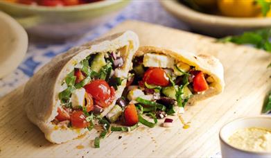 Stuffed pitta