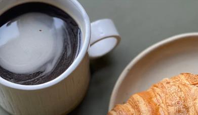 handmade mug and plate set