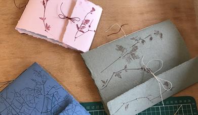 Bookbinding samples