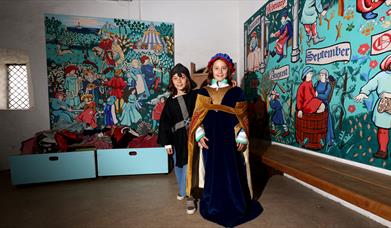 Dressing up at Lewes Castle