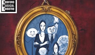 Framed picture of The Addams Family