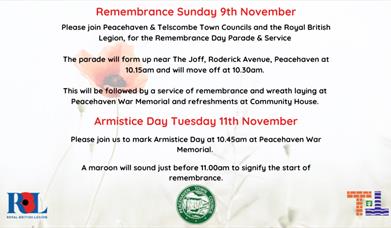 Poster with event details