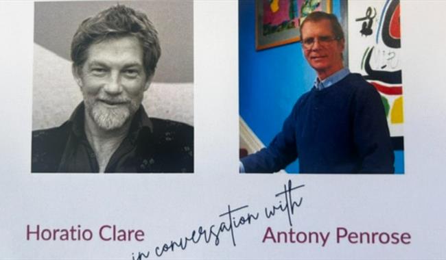 Photographs of Horatio Clare and Antony Penrose