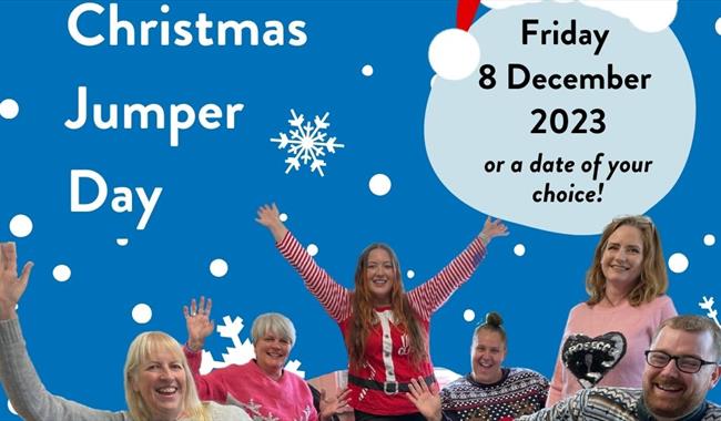 People in Christmas jumpers!