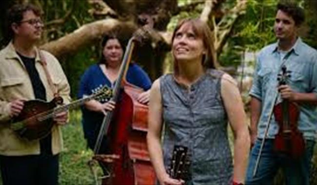 Charlotte Carrivick and members of her band