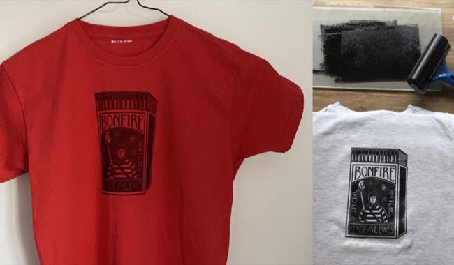 hand printed t-shirts