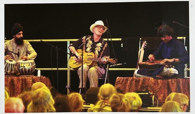 Photograph showing Michael Messer and his band