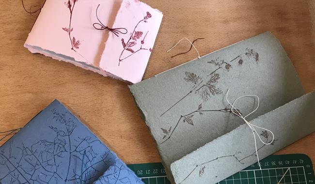 Bookbinding samples