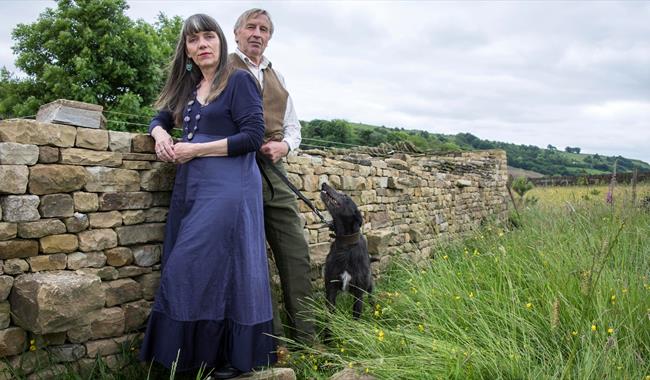 Will & Pippa Noble with their dog