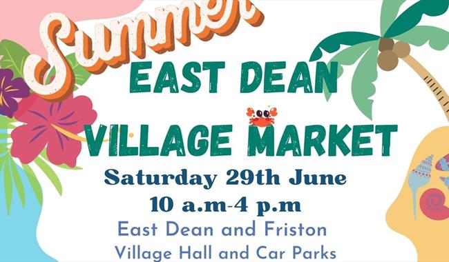 poster for summer village market