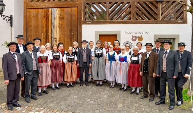 Members of the Jodelchor Mellingen choir