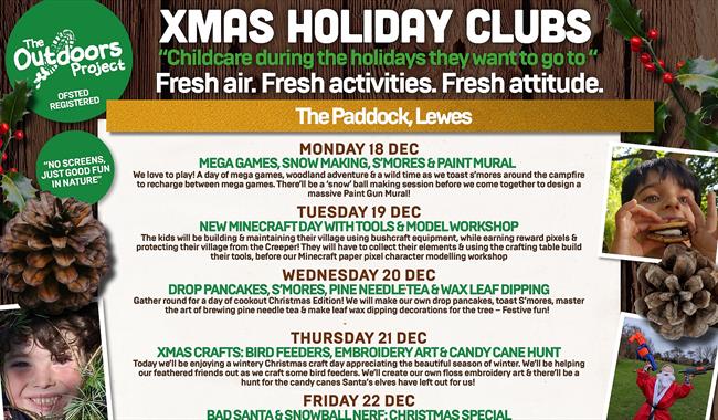 Info on holiday club activities