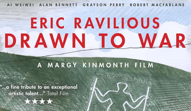 Ravilious painting featuring The Long Man