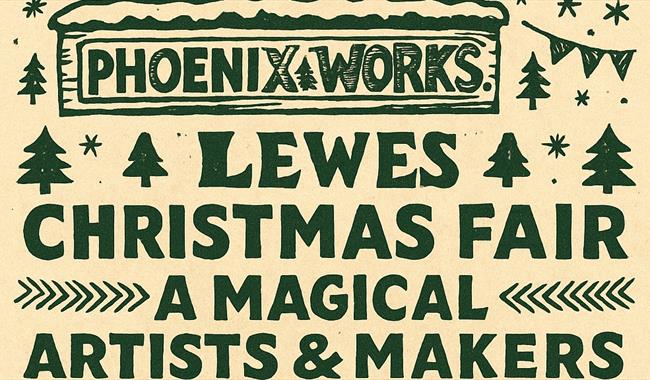 Event details with printed Christmas Trees