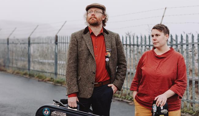 Folk musicians Tom Kitching and Marit Faelt