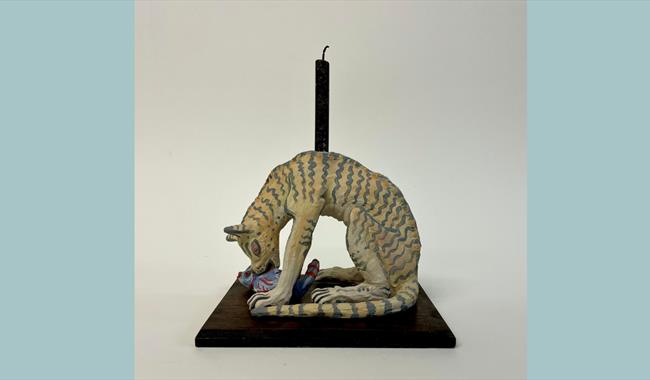 Tiger candlestick