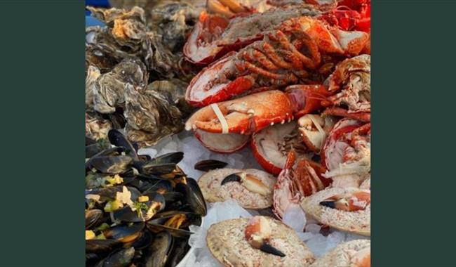 Seafood platter