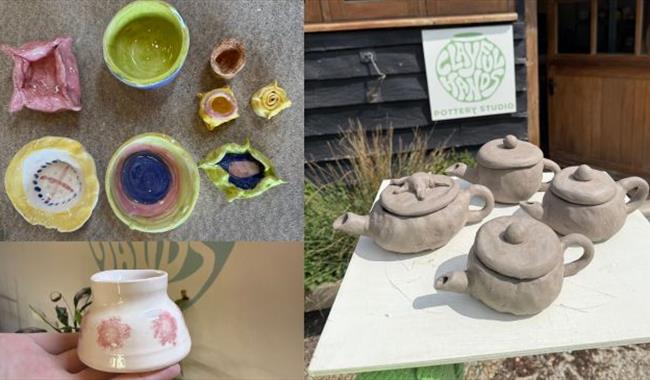 Pottery workshop creations
