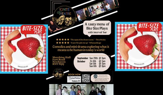 Details of play set out like a cafe menu!