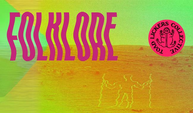Image of the long man in psychedelic colours