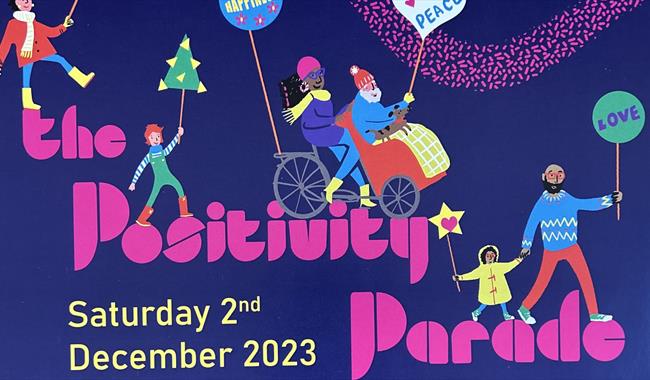 Positivity parade poster
