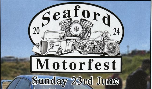 Poster promoting Seaford Motorfest