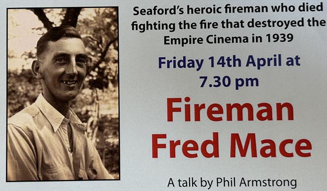 Fireman Fred Mace of Seaford.