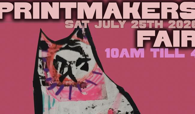 Abstract print of a cat